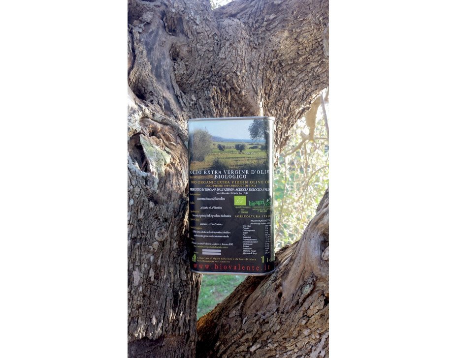 OLIO EXTRAVERGINE D'OLIVA BIOLOGICO 1 LT